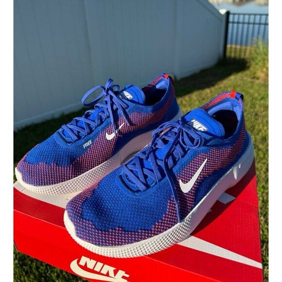 11 MEN'S NIKE FREE 2025 BLUE ORANGE WHITE SNEAKERS SPORTSWEAR HF1078-401 RUNNING - Picture 3 of 11